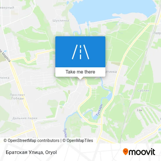 Братская Улица map