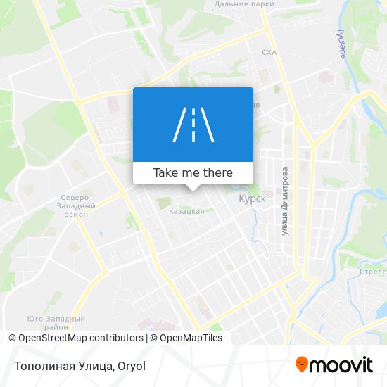 Тополиная Улица map