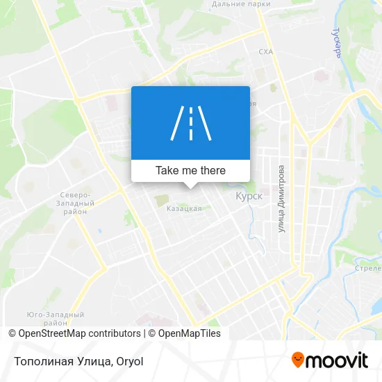 Тополиная Улица map