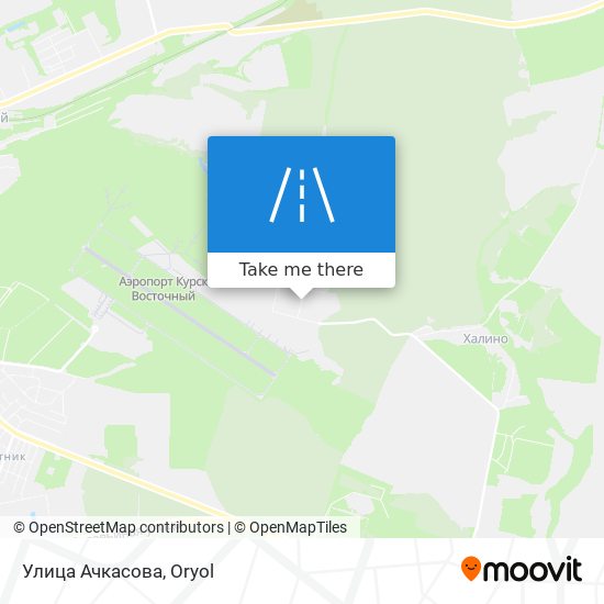 Улица Ачкасова map