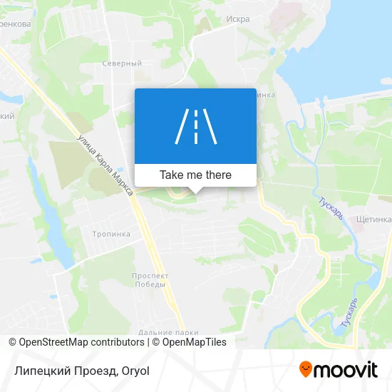 Липецкий Проезд map