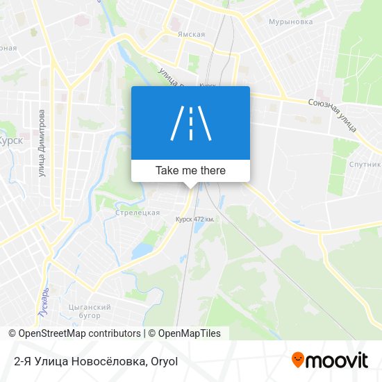 2-Я Улица Новосёловка map