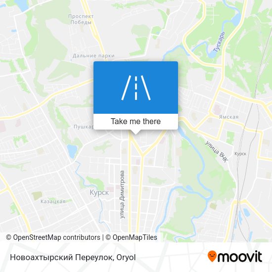 Новоахтырский Переулок map