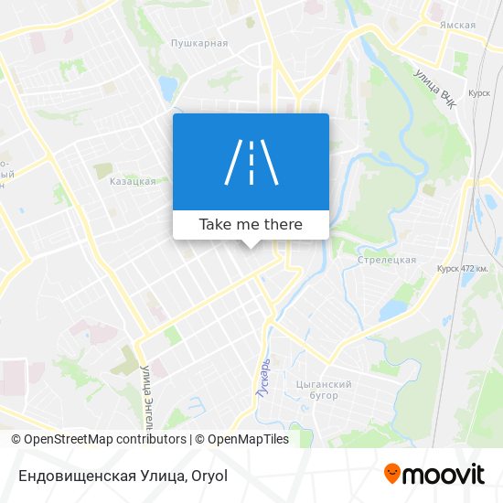 Ендовищенская Улица map