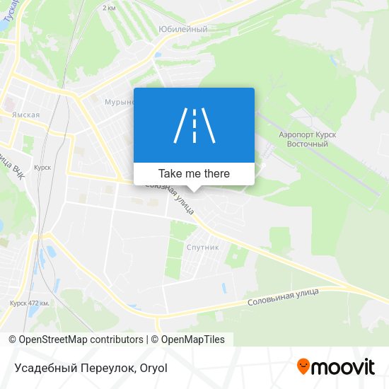 Усадебный Переулок map