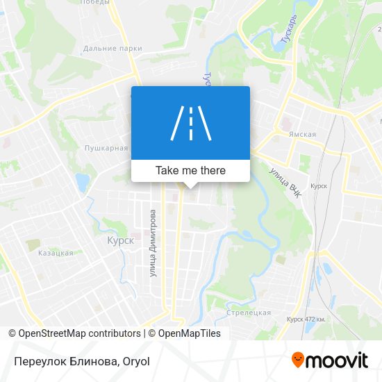 Переулок Блинова map