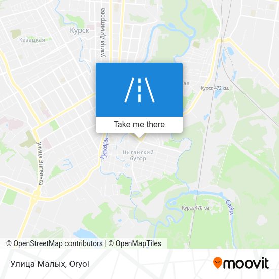 Улица Малых map