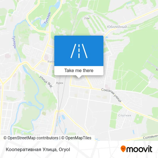 Кооперативная Улица map