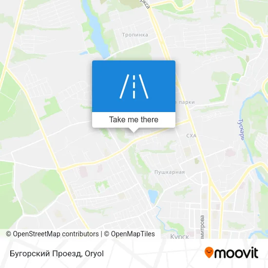 Бугорский Проезд map
