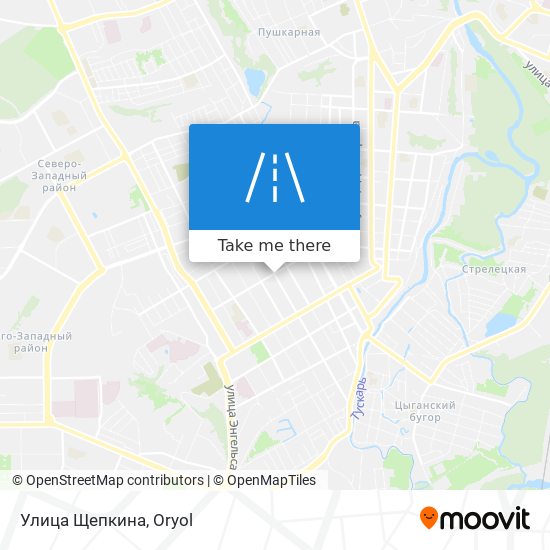 Улица Щепкина map
