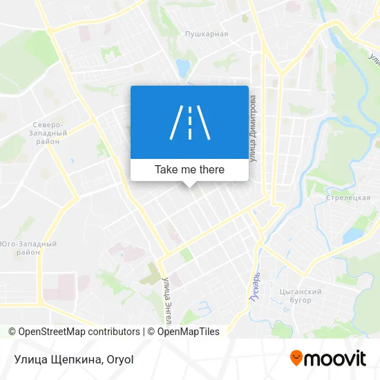 Улица Щепкина map