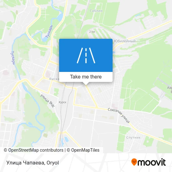 Улица Чапаева map