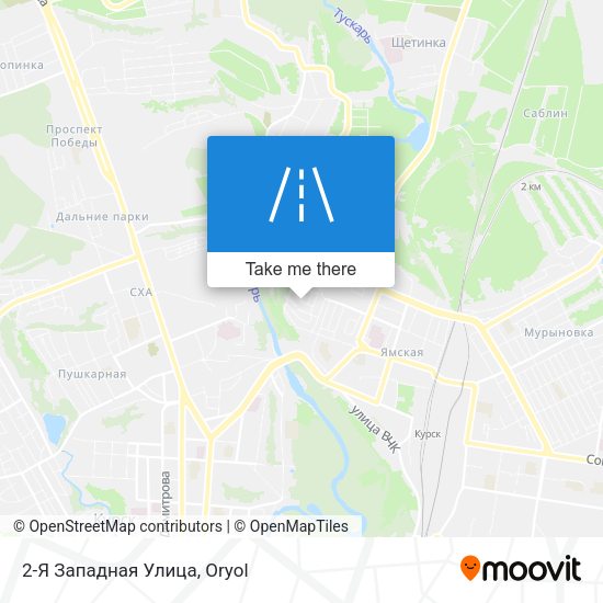 2-Я Западная Улица map