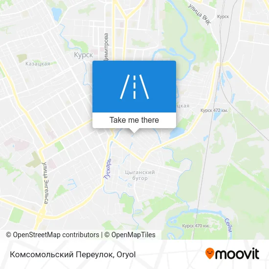 Комсомольский Переулок map