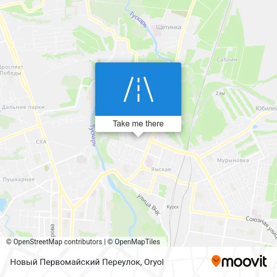 Новый Первомайский Переулок map