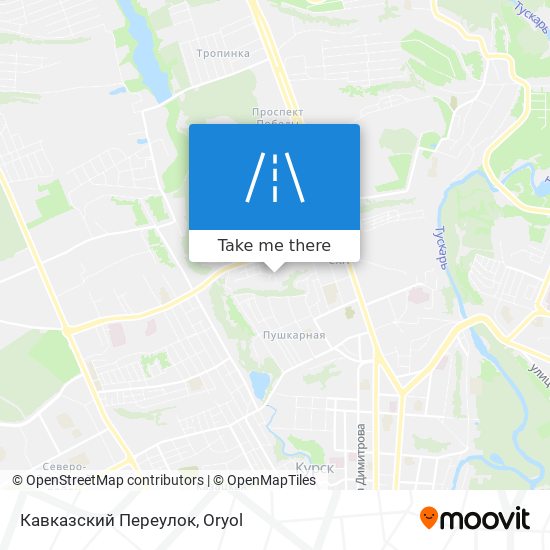 Кавказский Переулок map