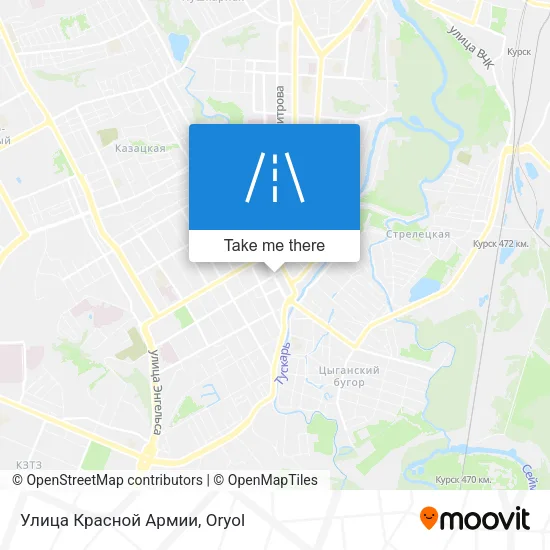 Улица Красной Армии map