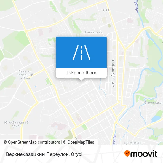 Верхнеказацкий Переулок map