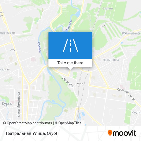 Театральная Улица map