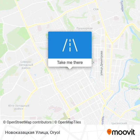 Новоказацкая Улица map