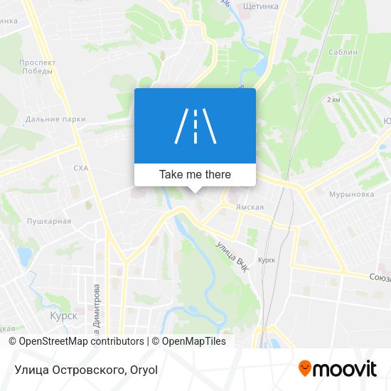 Улица Островского map
