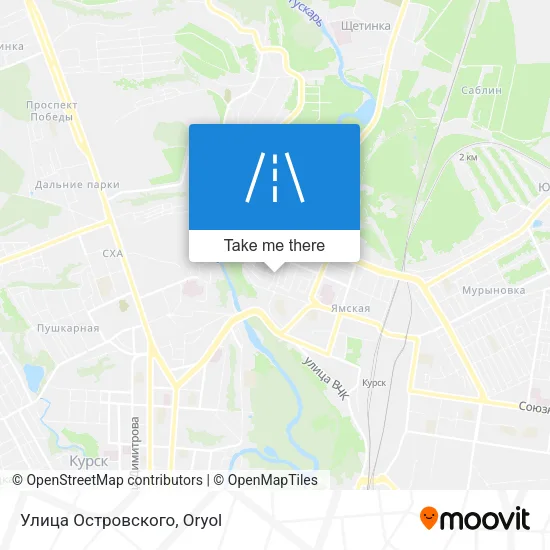 Улица Островского map