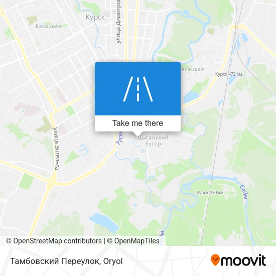 Тамбовский Переулок map