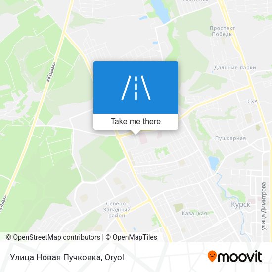 Улица Новая Пучковка map