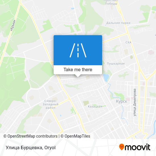 Улица Бурцевка map