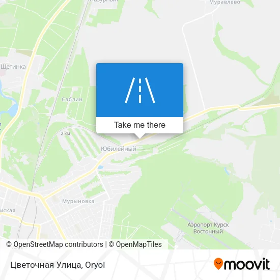 Цветочная Улица map