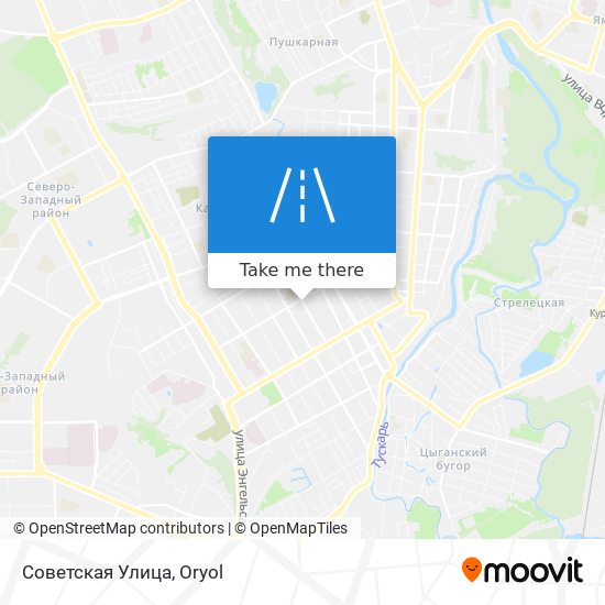 Советская Улица map