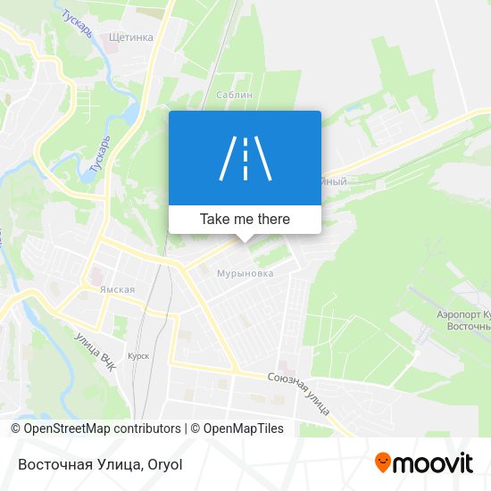 Восточная Улица map