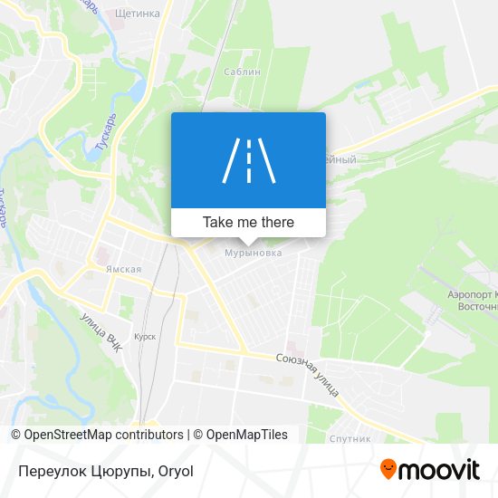 Переулок Цюрупы map