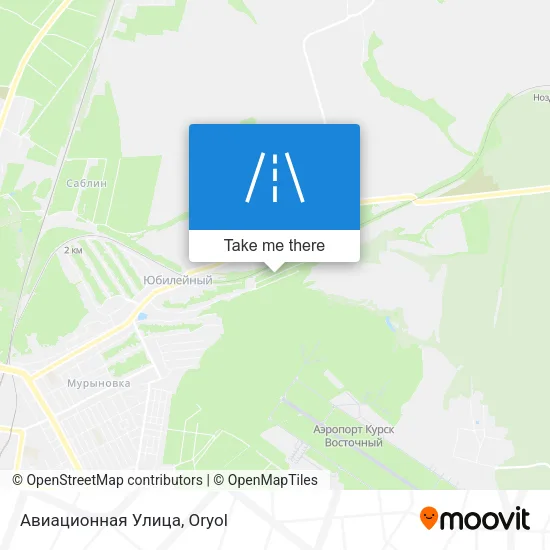 Авиационная Улица map