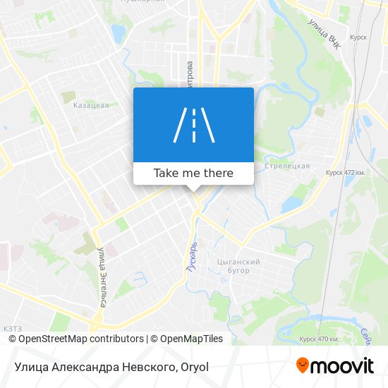 Улица Александра Невского map