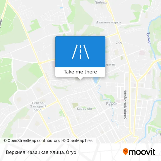 Верхняя Казацкая Улица map