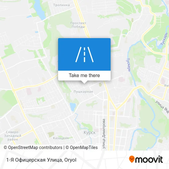1-Я Офицерская Улица map