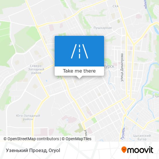 Узенький Проезд map