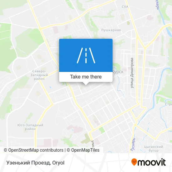 Узенький Проезд map