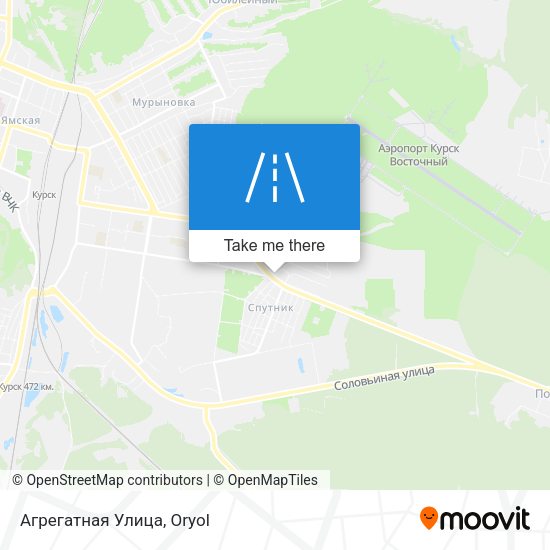 Агрегатная Улица map