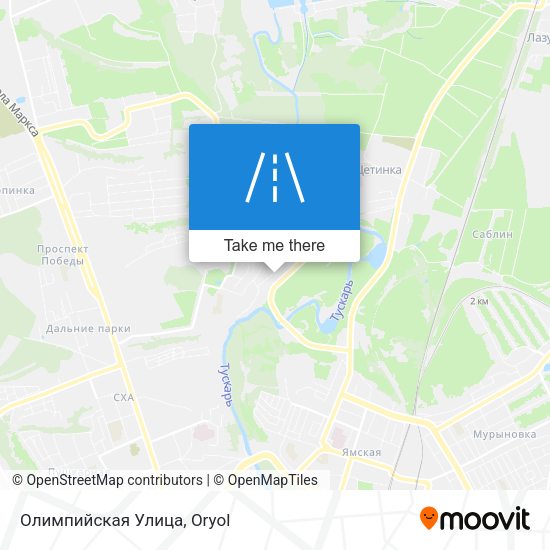 Олимпийская Улица map