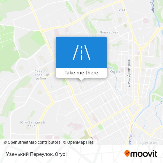 Узенький Переулок map