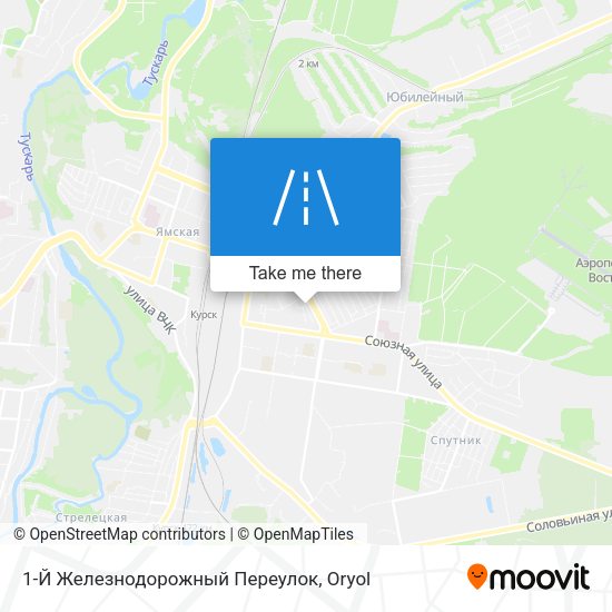 1-Й Железнодорожный Переулок map