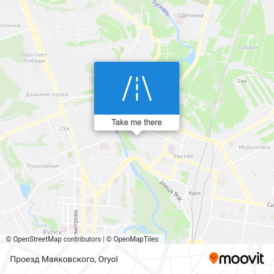 Проезд Маяковского map
