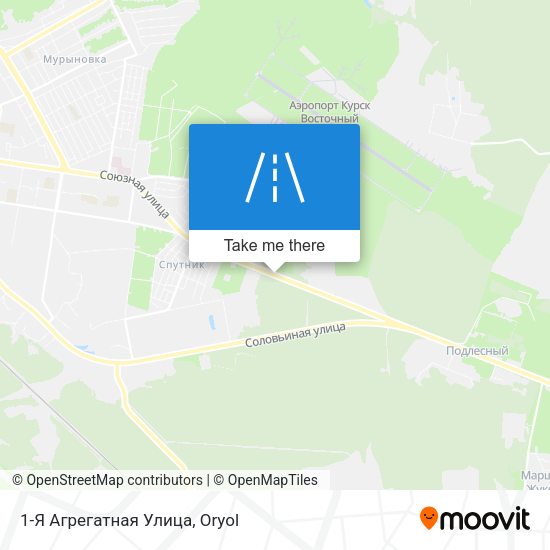 1-Я Агрегатная Улица map