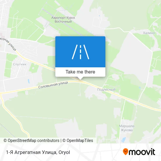 1-Я Агрегатная Улица map