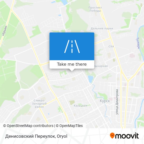 Денисовский Переулок map