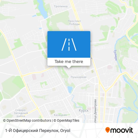 1-Й Офицерский Переулок map