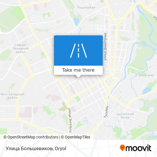 Улица Большевиков map