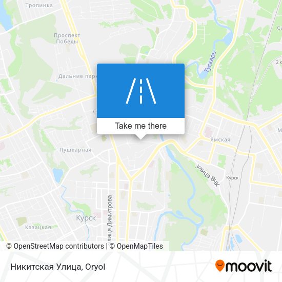 Никитская Улица map